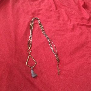 Super trendy necklace.